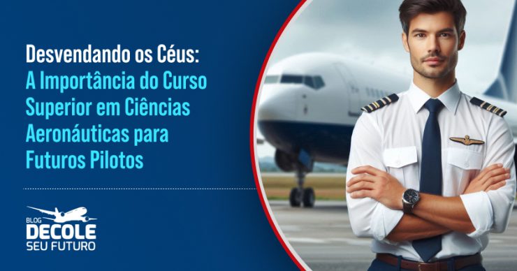 piloto de avião em pose com braços cruzados em frente de um avião comercial ao fundo