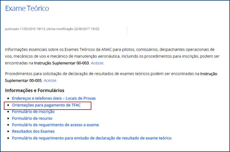 Como agendar sua prova da ANAC - Passo-a-passo
