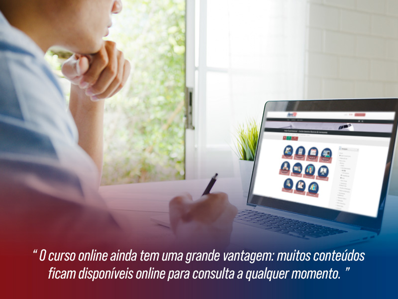 Vantagens de curso On-line AeroTD Vantagens de curso On-line AeroTD