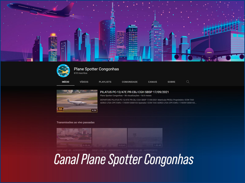 Canal do Youtube Plane Spotter Congonhas Canal do Youtube Plane Spotter Congonhas