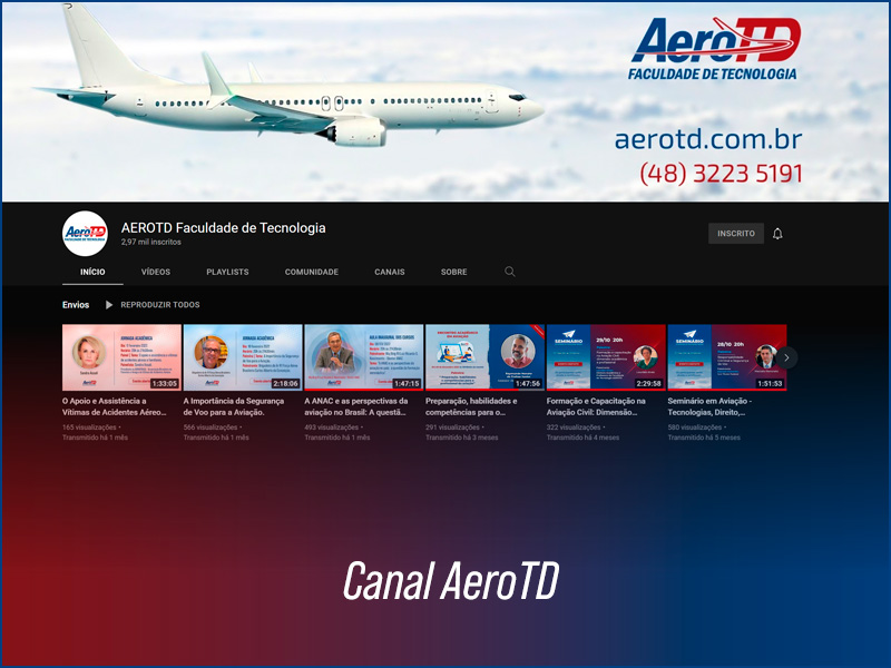 Canal do Youtube AeroTD Canal do Youtube AeroTD