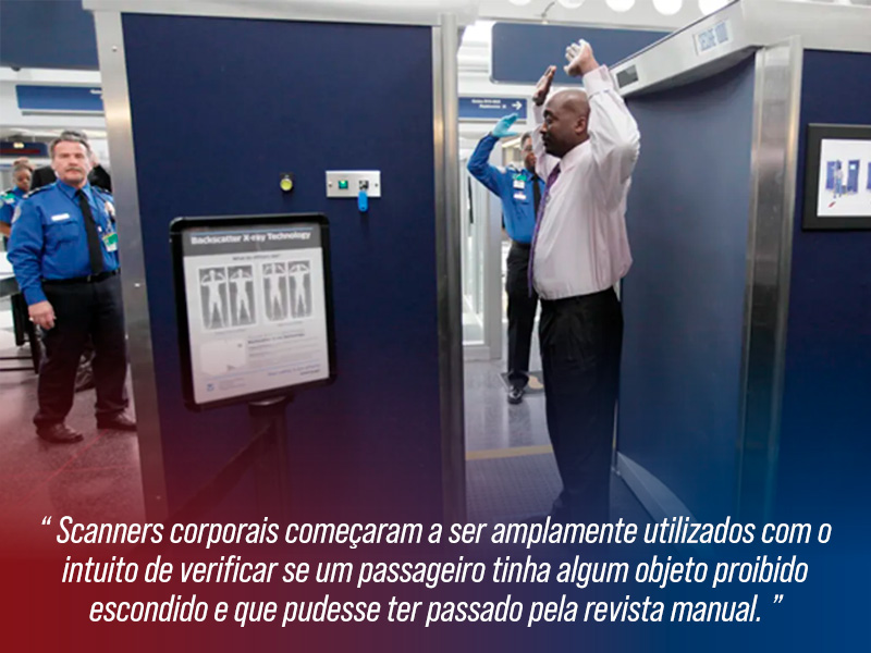 TSA | Scanner corporal pós 11 de setemebro TSA | Scanner corporal pós 11 de setemebro