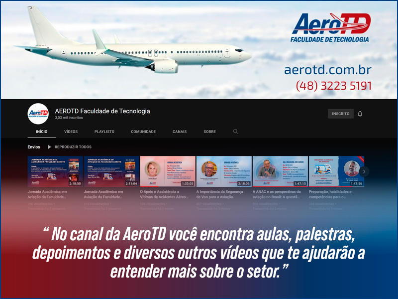 Canal do Youtube da AeroTD Canal do Youtube da AeroTD