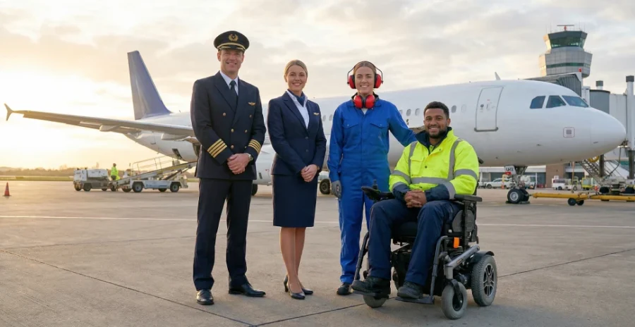 Diversidade e inclusão na aviação brasileira: profissionais negros(as), mulheres e Pessoas com Deficiência no setor aéreo